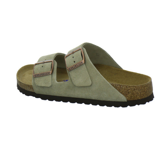 Birkenstock Arizona SF Pantoletten taupe - 360° Ansicht