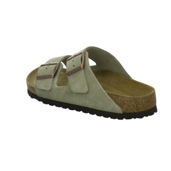 Birkenstock Arizona SF Pantoletten taupe - 360° Ansicht