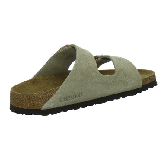 Birkenstock Arizona SF Pantoletten taupe - 360° Ansicht