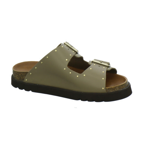 Scholl Beatriz Pantoletten taupe - 360° Ansicht