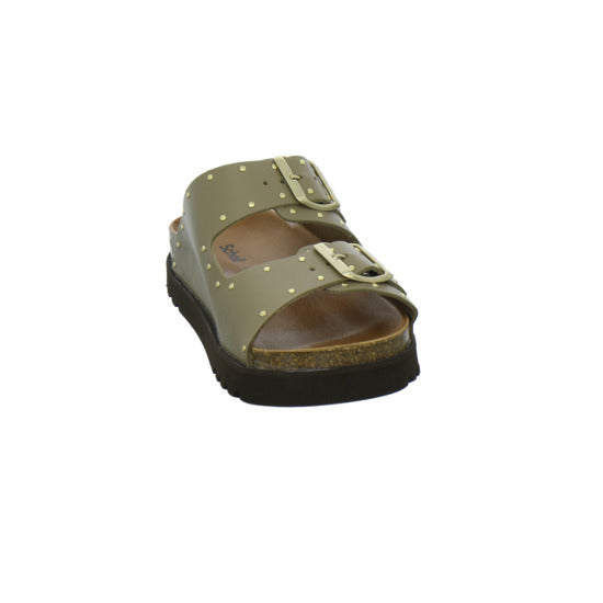 Scholl Beatriz Pantoletten taupe - 360° Ansicht