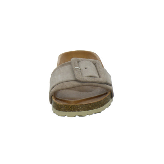 Verbenas Pantoletten taupe