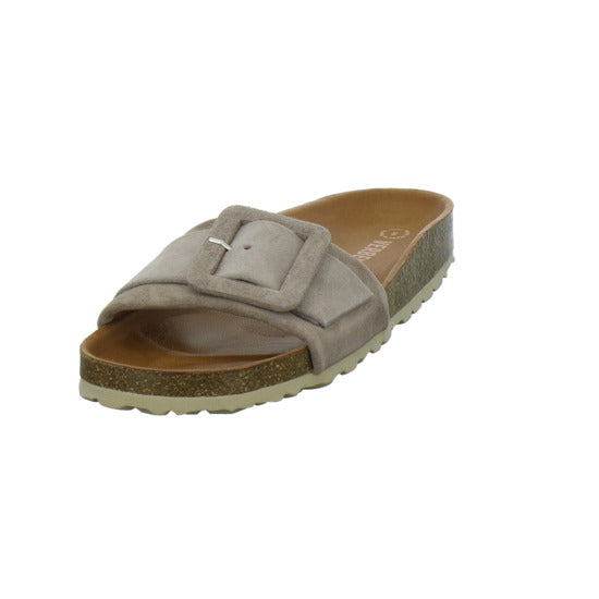 Verbenas Pantoletten taupe