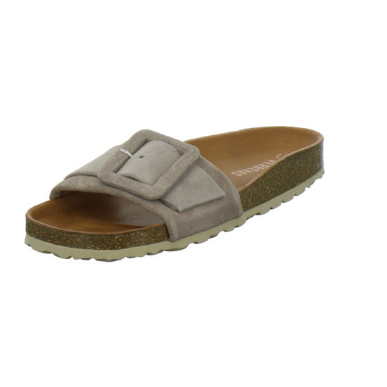 Verbenas Pantoletten taupe