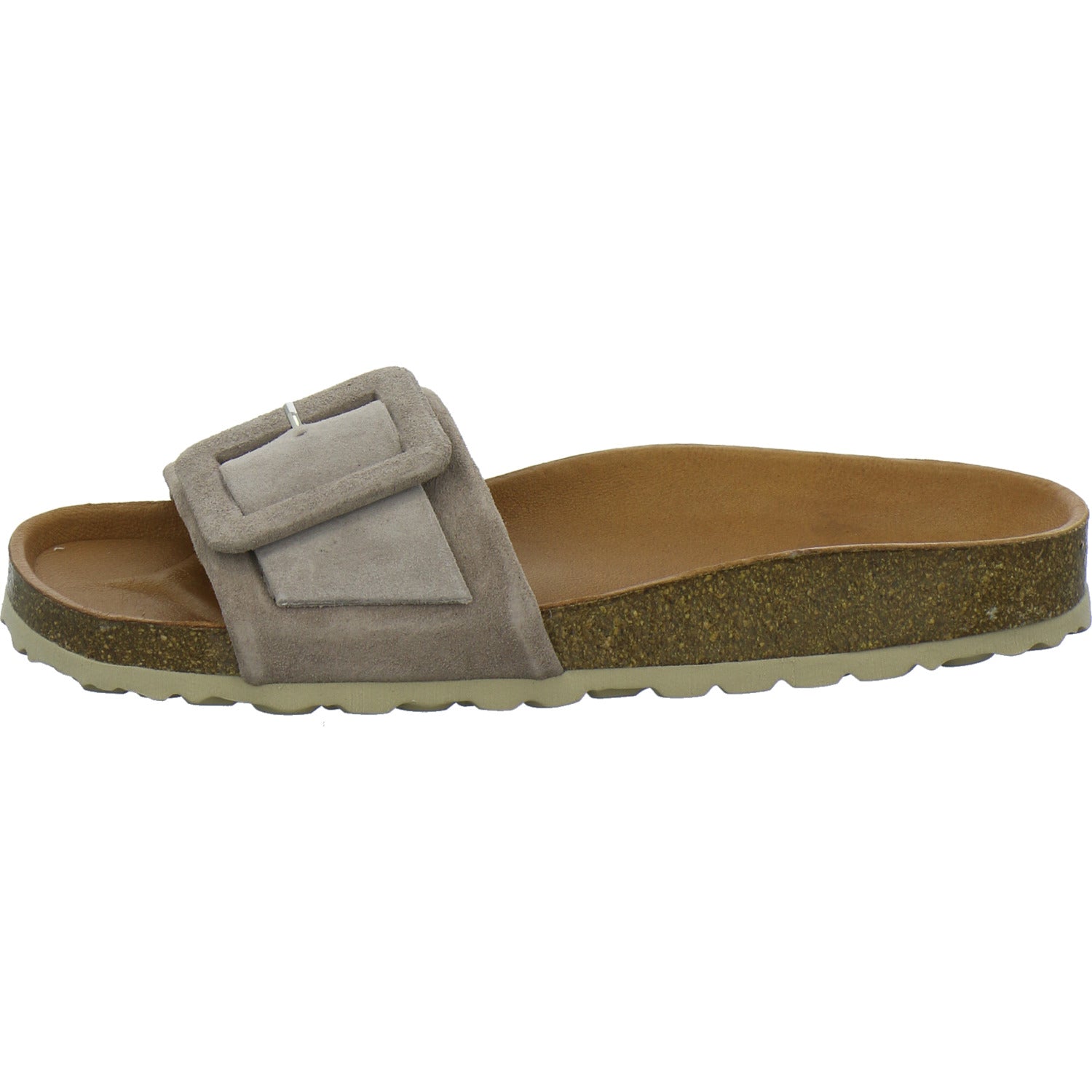 Verbenas Pantoletten taupe