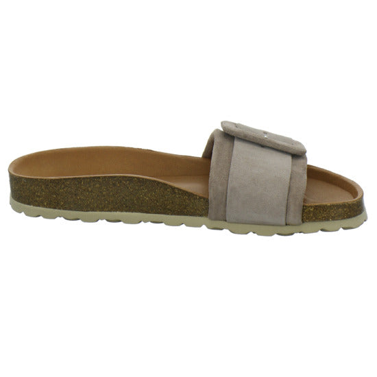 Verbenas Pantoletten taupe