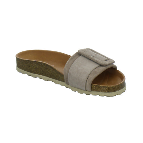 Verbenas Pantoletten taupe
