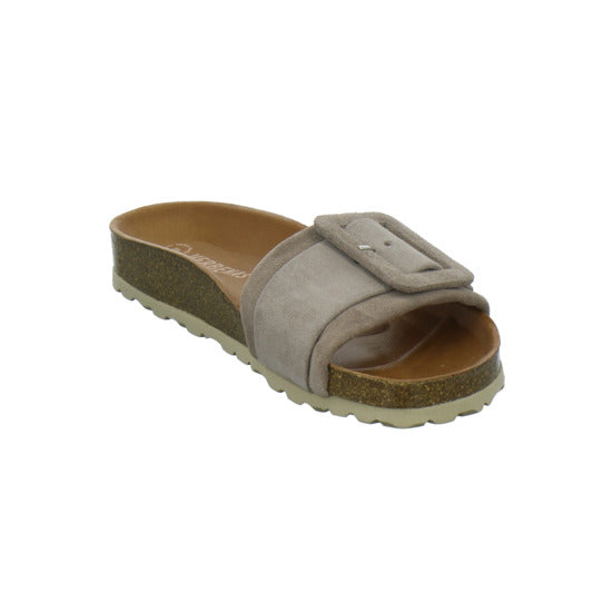 Verbenas Pantoletten taupe