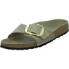 Birkenstock Pantoletten Damen Madrid Big Buckle taupe