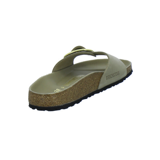 Birkenstock Pantoletten Damen Madrid Big Buckle taupe