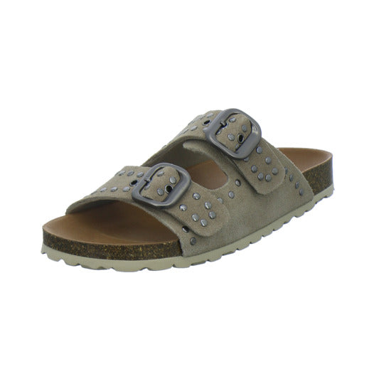 Verbenas Pantoletten Damen taupe
