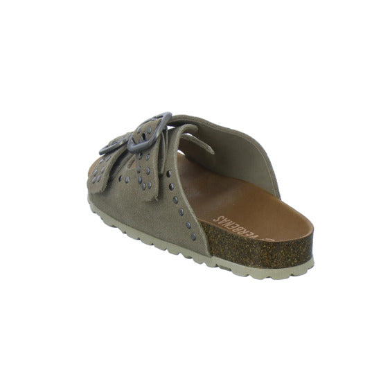 Verbenas Pantoletten Damen taupe