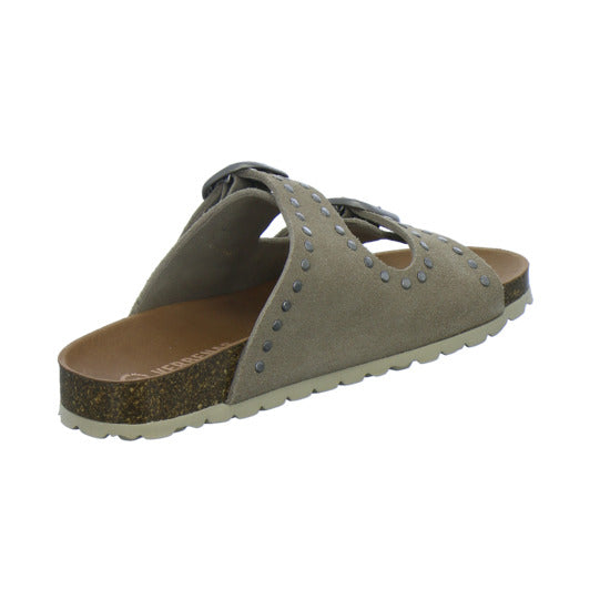 Verbenas Pantoletten Damen taupe