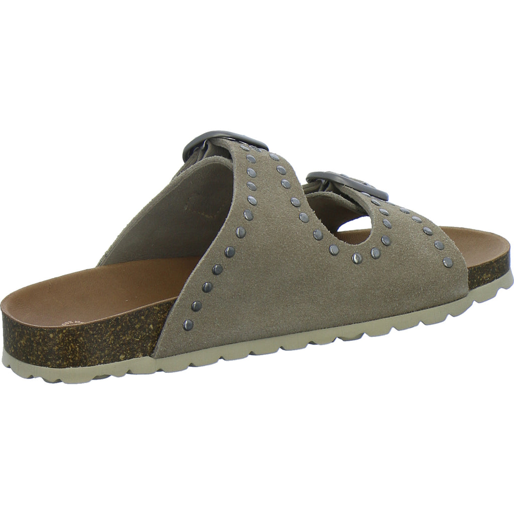 Verbenas Pantoletten Damen taupe