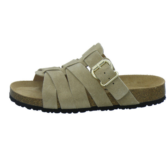 Tamaris Pantoletten Damen taupe