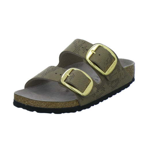 Birkenstock Pantoletten Damen Arizona Big Buckle taupe