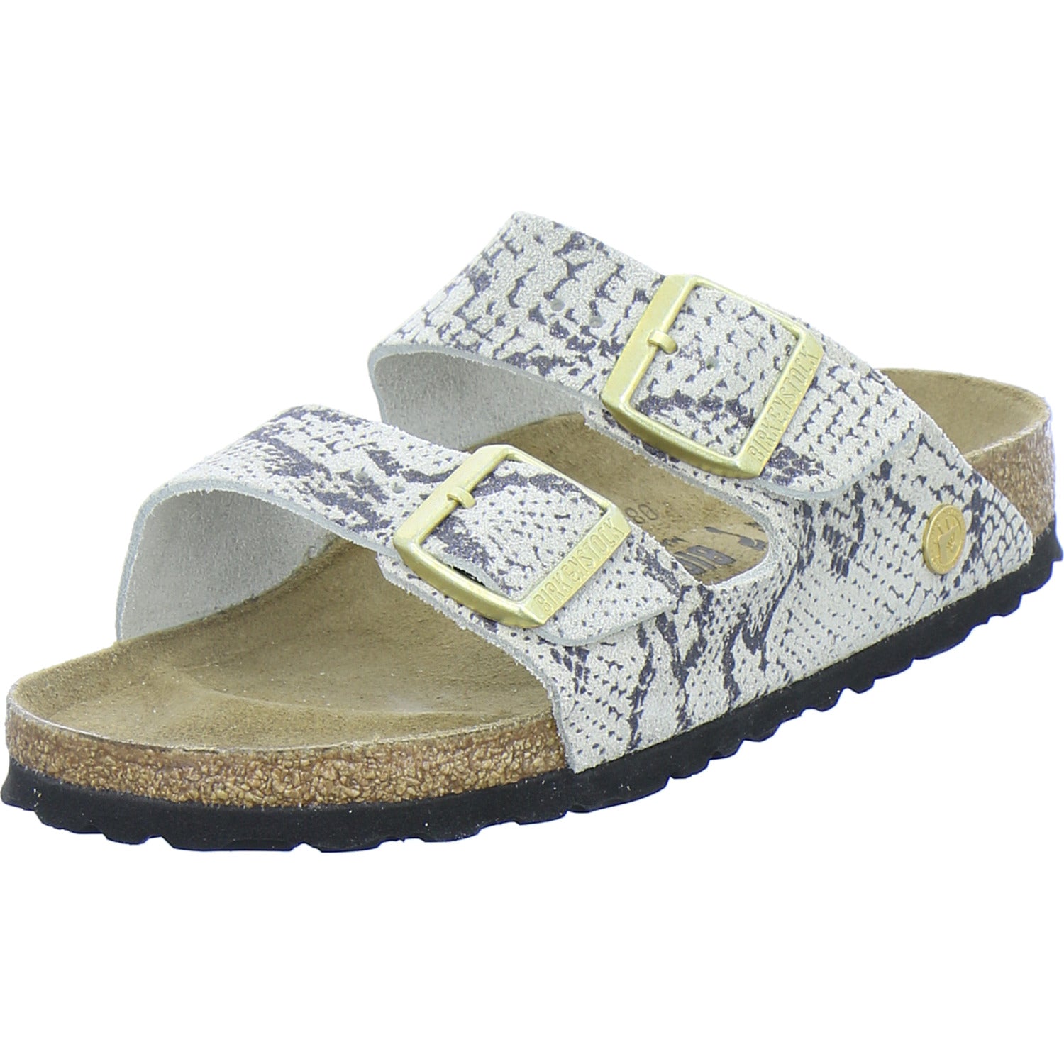 Birkenstock Pantoletten Damen Arizona Rivet Logo animal