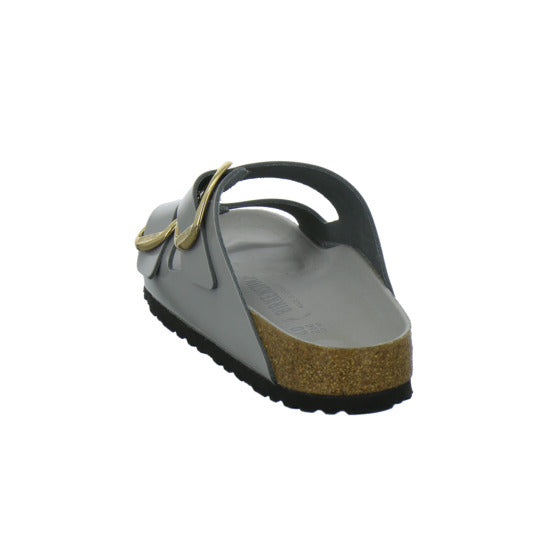 Birkenstock Arizona BB Pantoletten Hellgrau - 360° Ansicht