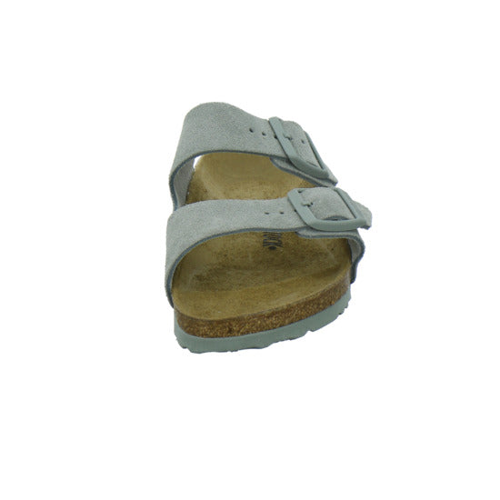 Birkenstock Arizona Pantoletten Hellgrün - 360° Ansicht