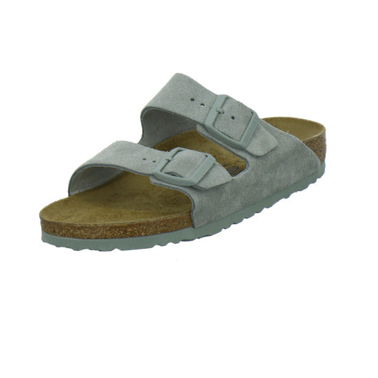 Birkenstock Arizona Pantoletten Hellgrün - 360° Ansicht