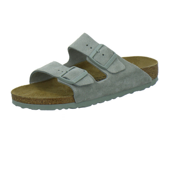 Birkenstock Arizona Pantoletten Hellgrün - 360° Ansicht