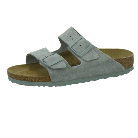 Birkenstock Arizona Pantoletten Hellgrün - 360° Ansicht
