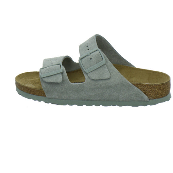 Birkenstock Arizona Pantoletten Hellgrün - 360° Ansicht