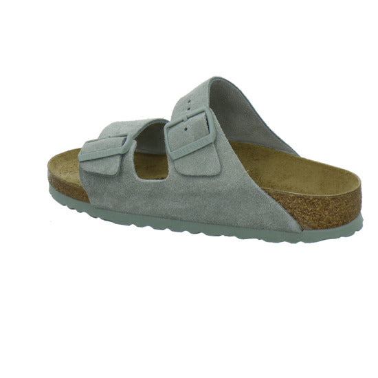 Birkenstock Arizona Pantoletten Hellgrün - 360° Ansicht
