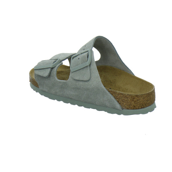 Birkenstock Arizona Pantoletten Hellgrün - 360° Ansicht