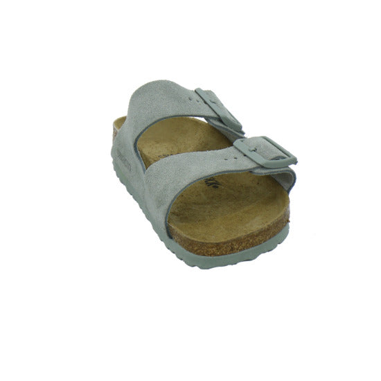 Birkenstock Arizona Pantoletten Hellgrün - 360° Ansicht