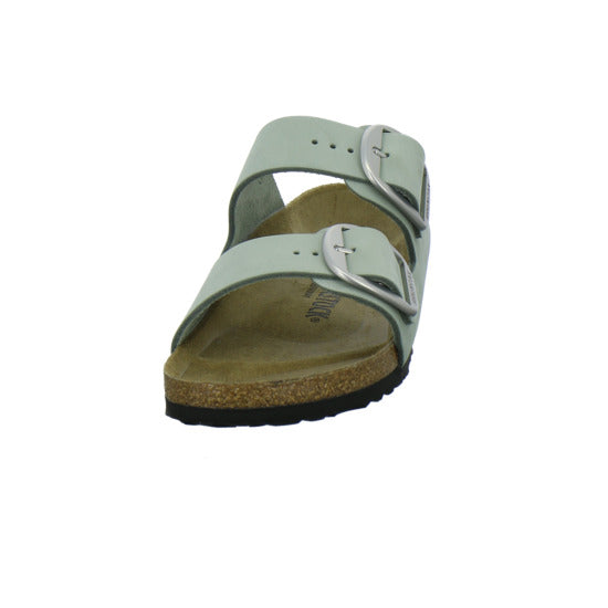 Birkenstock Arizona BB Pantoletten Hellgrün - 360° Ansicht