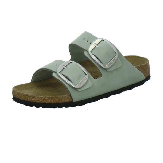 Birkenstock Arizona BB Pantoletten Hellgrün - 360° Ansicht