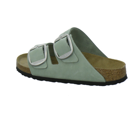 Birkenstock Arizona BB Pantoletten Hellgrün - 360° Ansicht