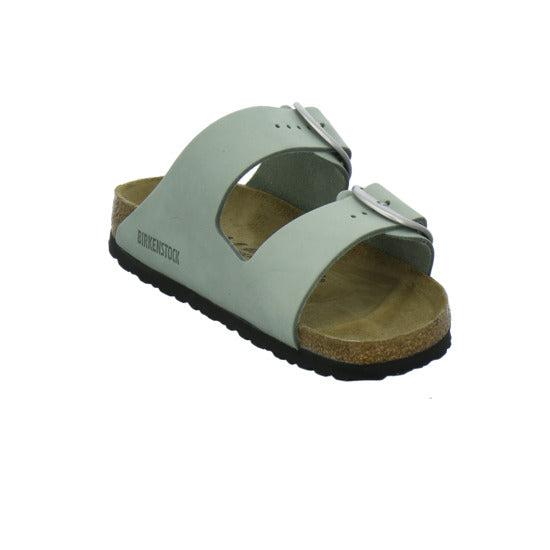 Birkenstock Arizona BB Pantoletten Hellgrün - 360° Ansicht