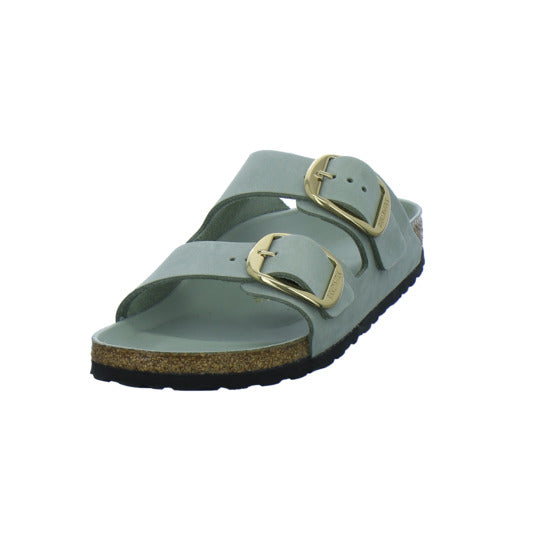 Birkenstock Pantoletten Damen Arizona Big Buckle Hellgrün