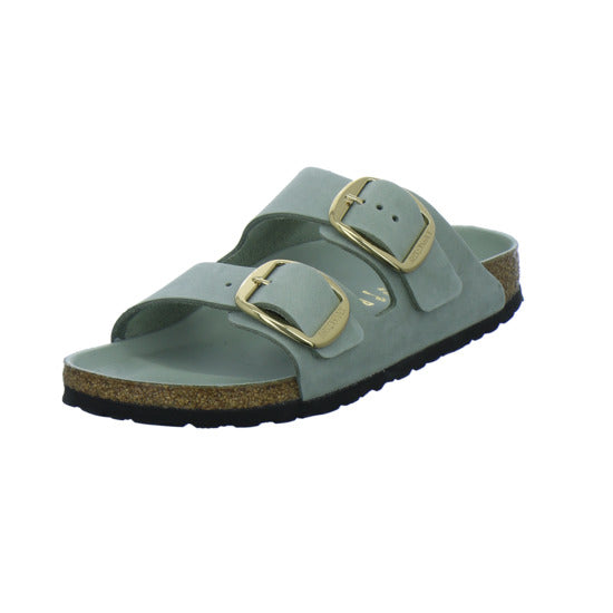 Birkenstock Pantoletten Damen Arizona Big Buckle Hellgrün
