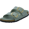 Birkenstock Pantoletten Damen Arizona Big Buckle Hellgrün