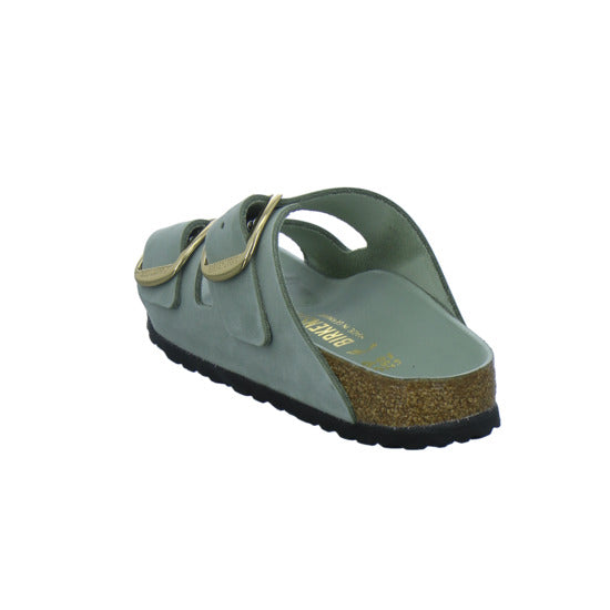 Birkenstock Pantoletten Damen Arizona Big Buckle Hellgrün