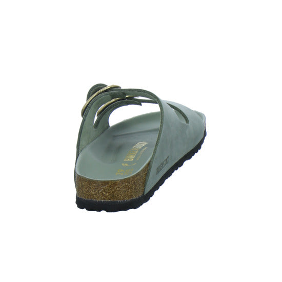 Birkenstock Pantoletten Damen Arizona Big Buckle Hellgrün
