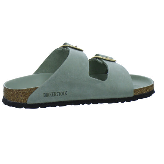 Birkenstock Pantoletten Damen Arizona Big Buckle Hellgrün