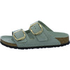 Birkenstock Pantoletten Damen Arizona Big Buckle Hellgrün