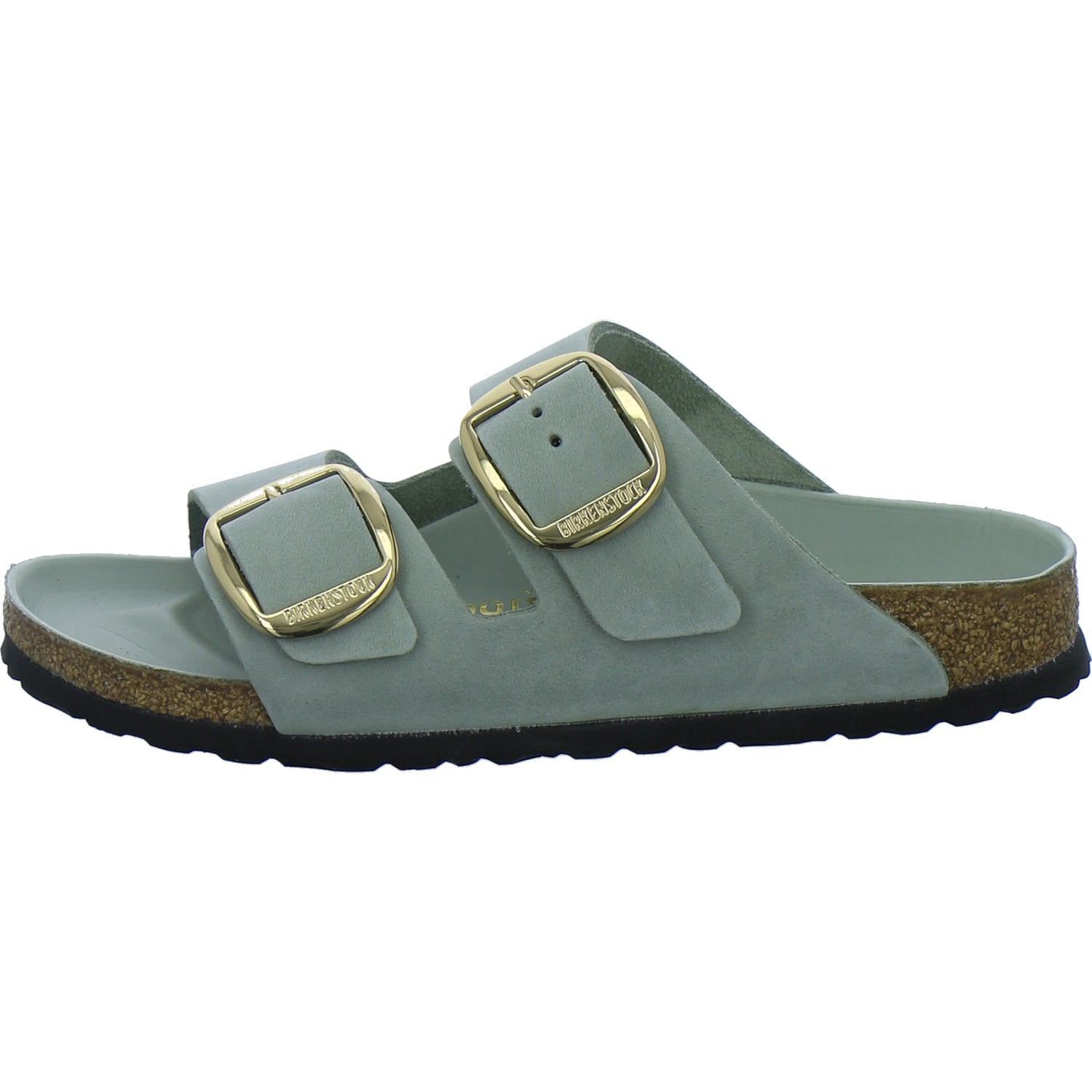 Birkenstock Pantoletten Damen Arizona Big Buckle Hellgrün