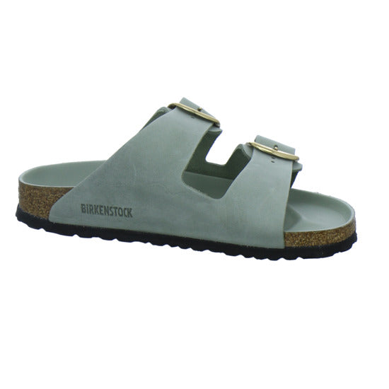 Birkenstock Pantoletten Damen Arizona Big Buckle Hellgrün