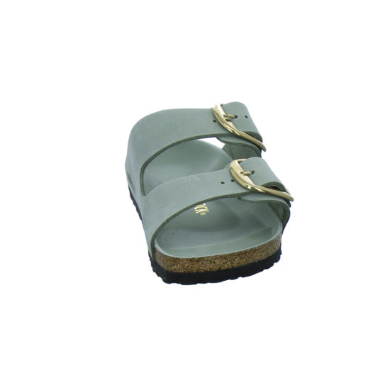 Birkenstock Pantoletten Damen Arizona Big Buckle Hellgrün