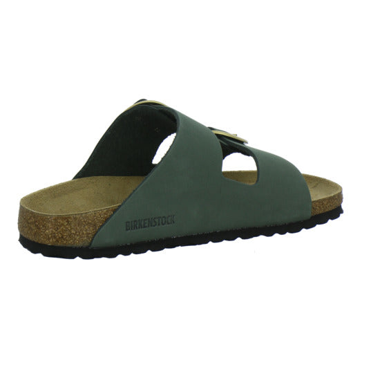 Birkenstock Arizona Big Buckle Pantoletten oliv - 360° Ansicht