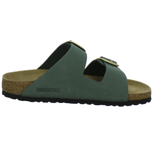 Birkenstock Arizona Big Buckle Pantoletten oliv - 360° Ansicht