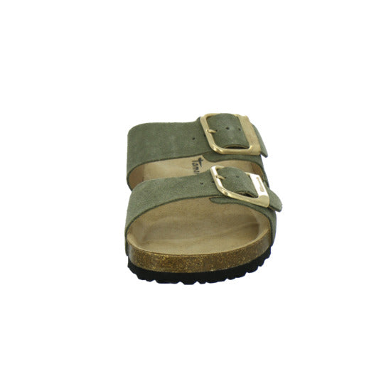 Tamaris Pantoletten Damen oliv