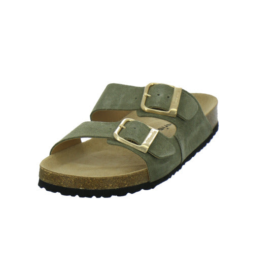Tamaris Pantoletten Damen oliv