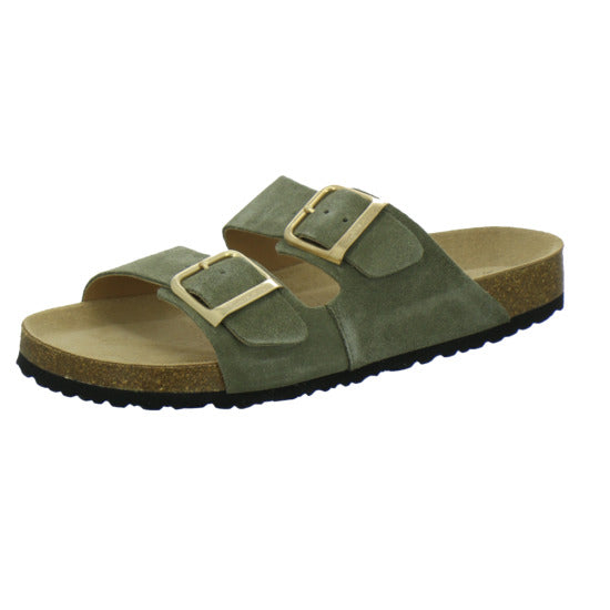 Tamaris Pantoletten Damen oliv