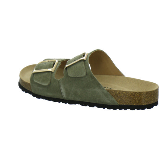 Tamaris Pantoletten Damen oliv